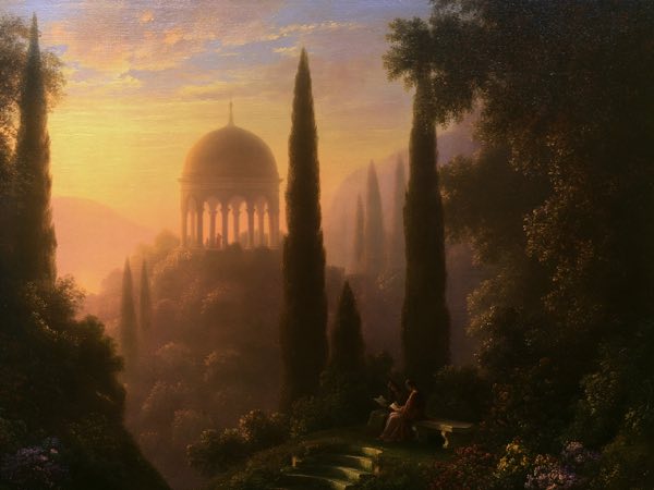 Golden dome: a Renaissance oil painting in the world Ocelli lives in.